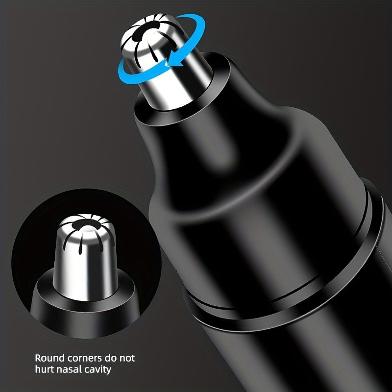 Ear and Nose Hair Trimmer with LED indicator USB Rechargeable Water Resistant