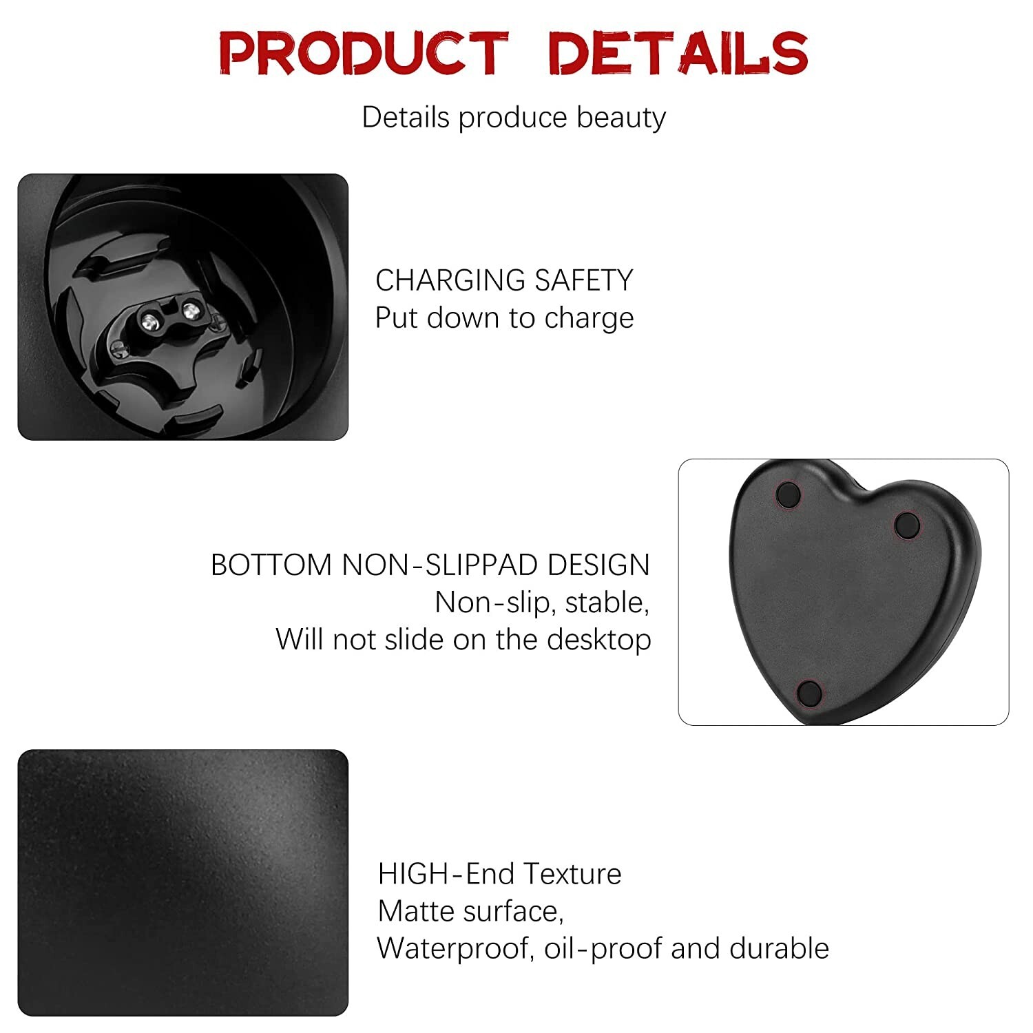 Anrom Vertical Hair Clippers Charging Stand, Portable Electric Trimmer Charging
