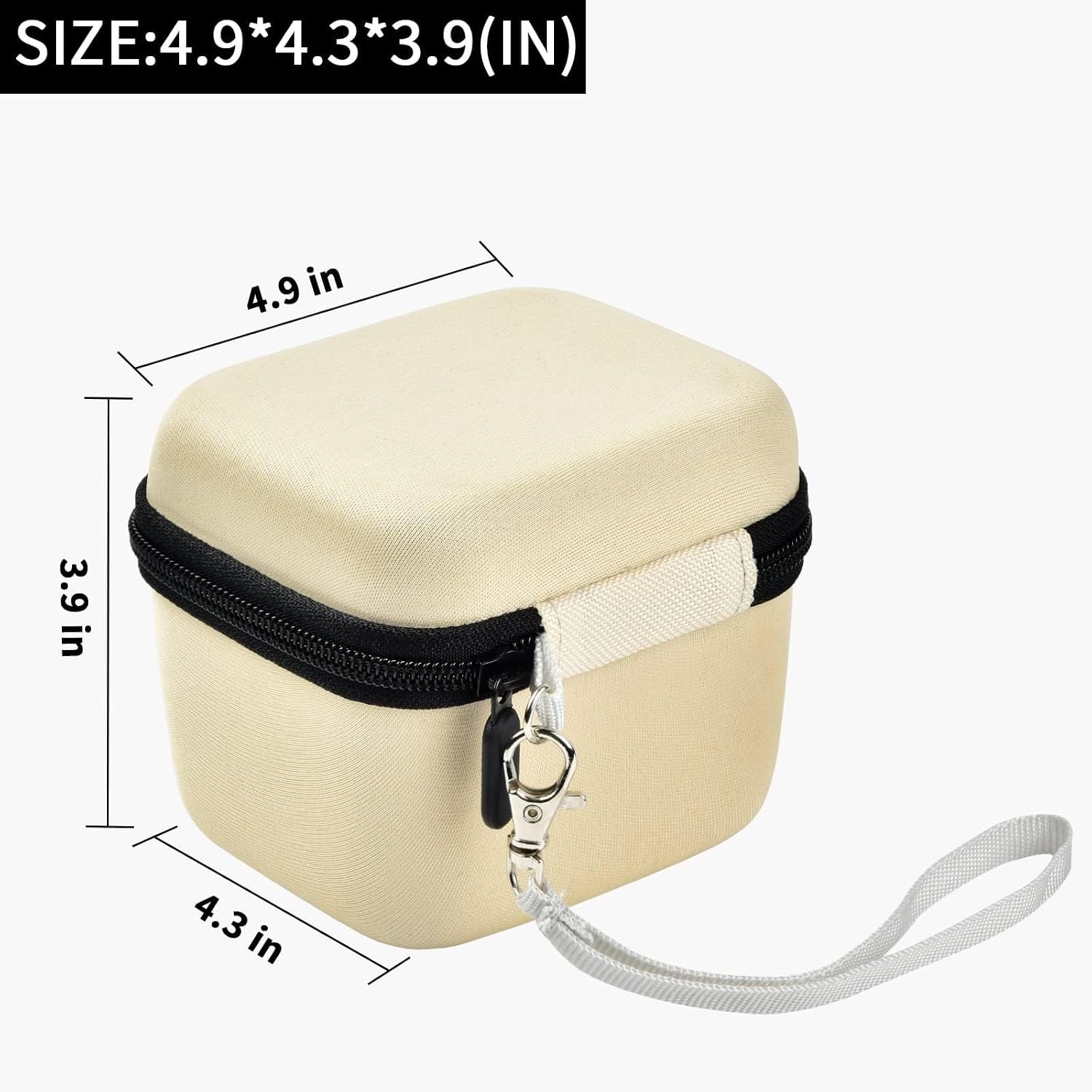 Compact & Lightweight Storage Case for Skull Shaver Electric Razor – Beige