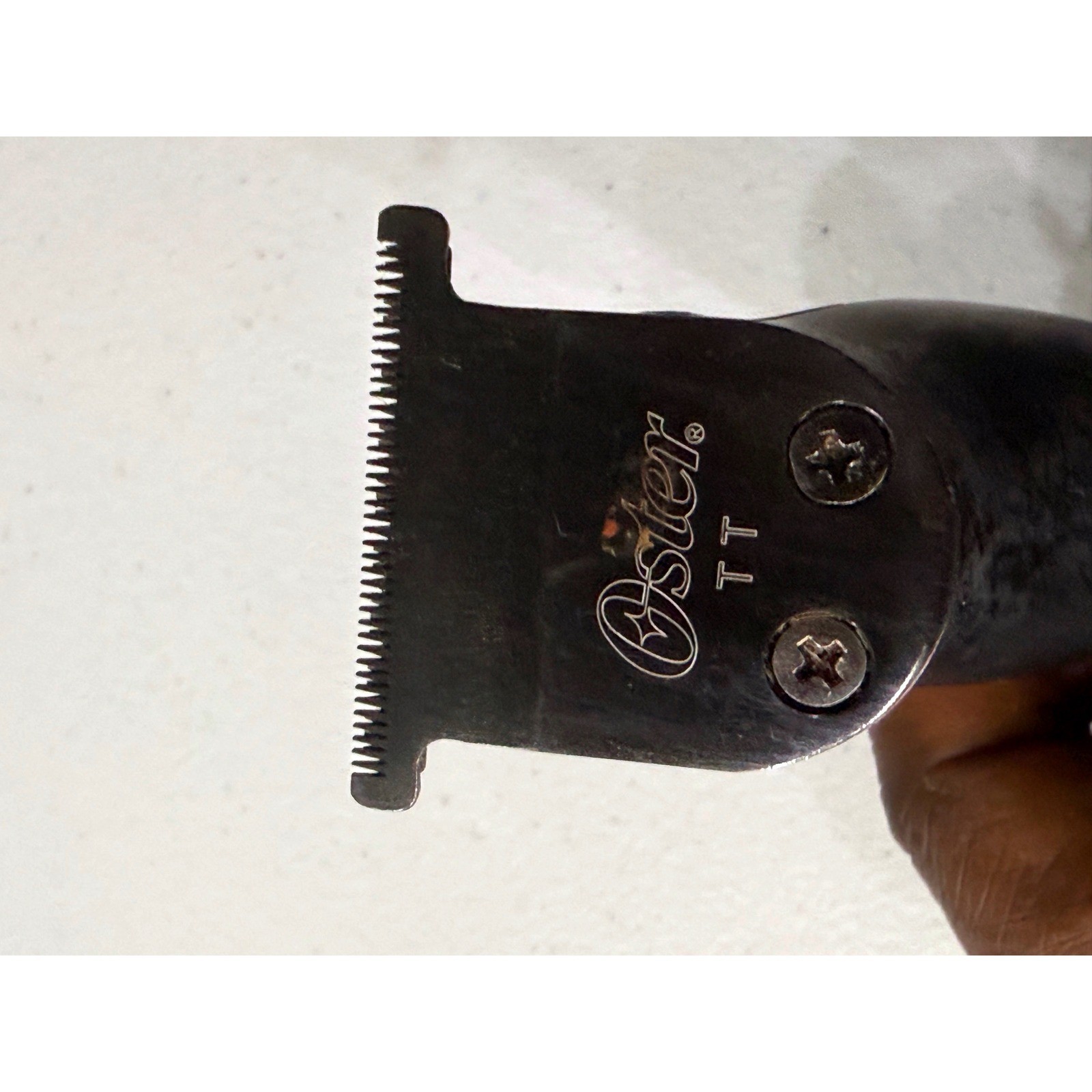 Oster Baby T-Finish Hair Trimmer Corded Professional Detailer Chrome Black
