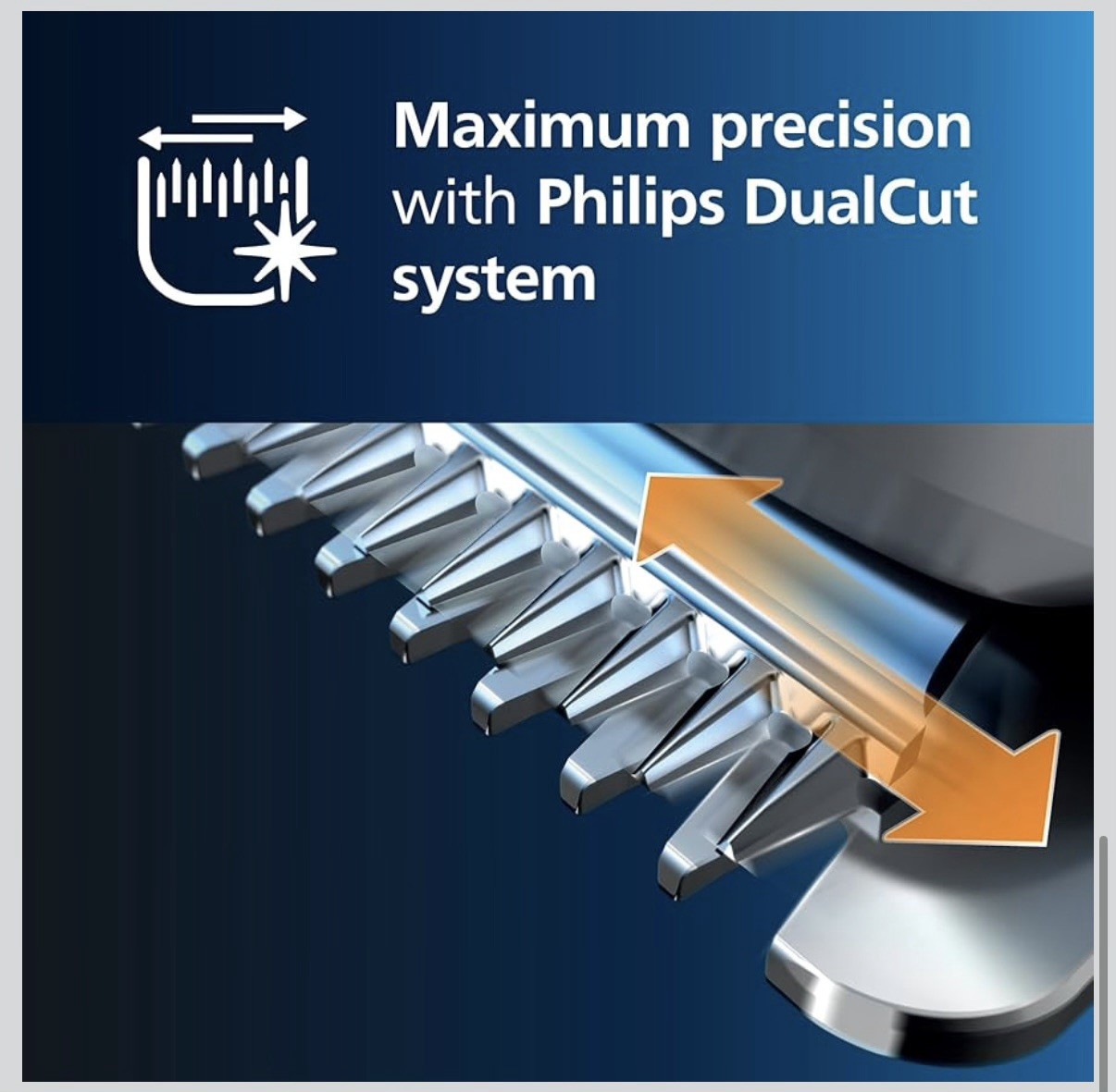 Philips Norelco Hair Clipper 7000 Series, Hair and Beard Trimmer Ideal Power