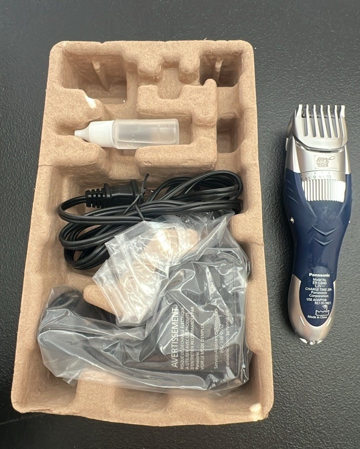 Blue/Silver Milano 19 Stage Beard Trimmer Very Good Used Condition