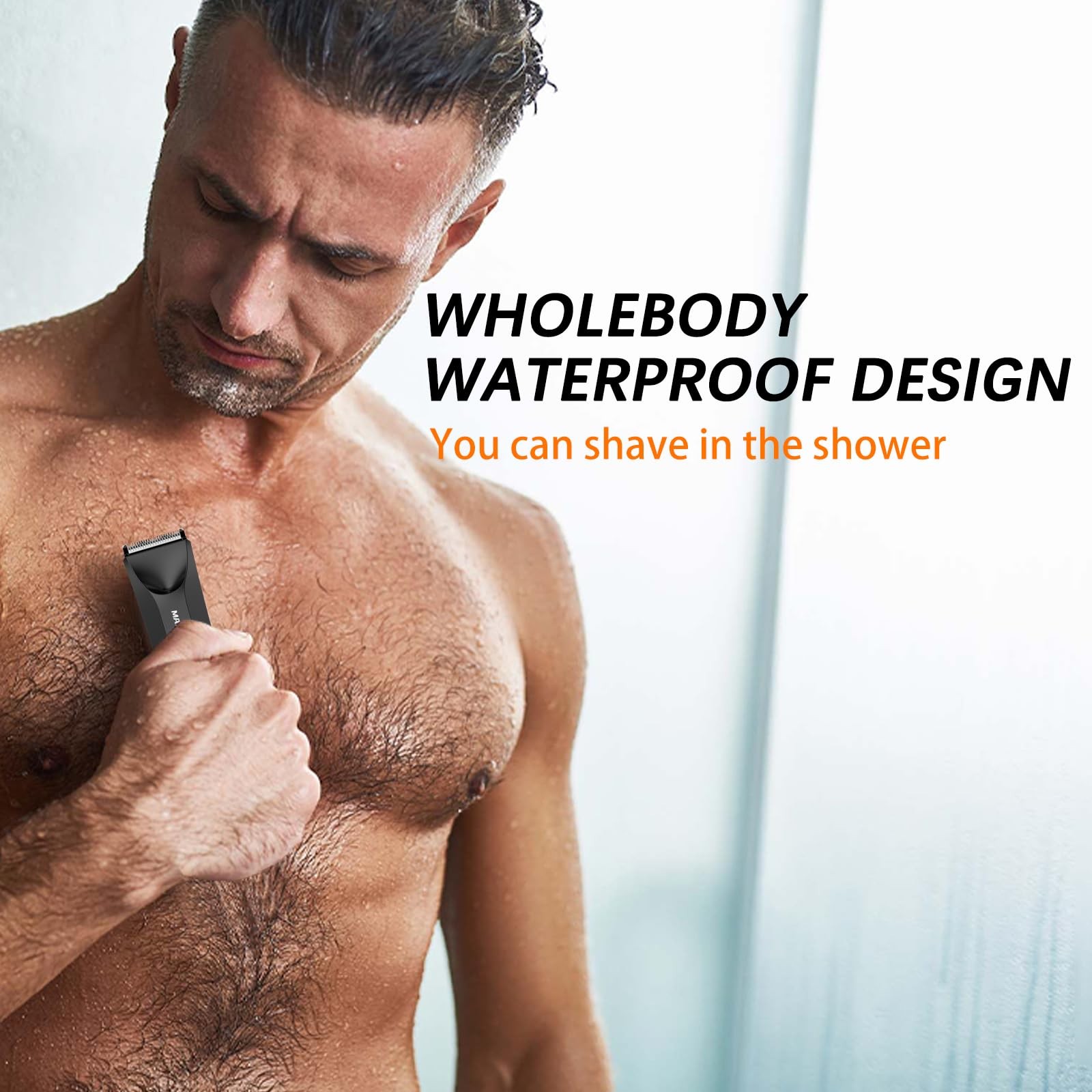 MAXGROOM Manscape Body Hair Trimmer for Men, IPX7 Waterproof Pubic & Groin Ha…