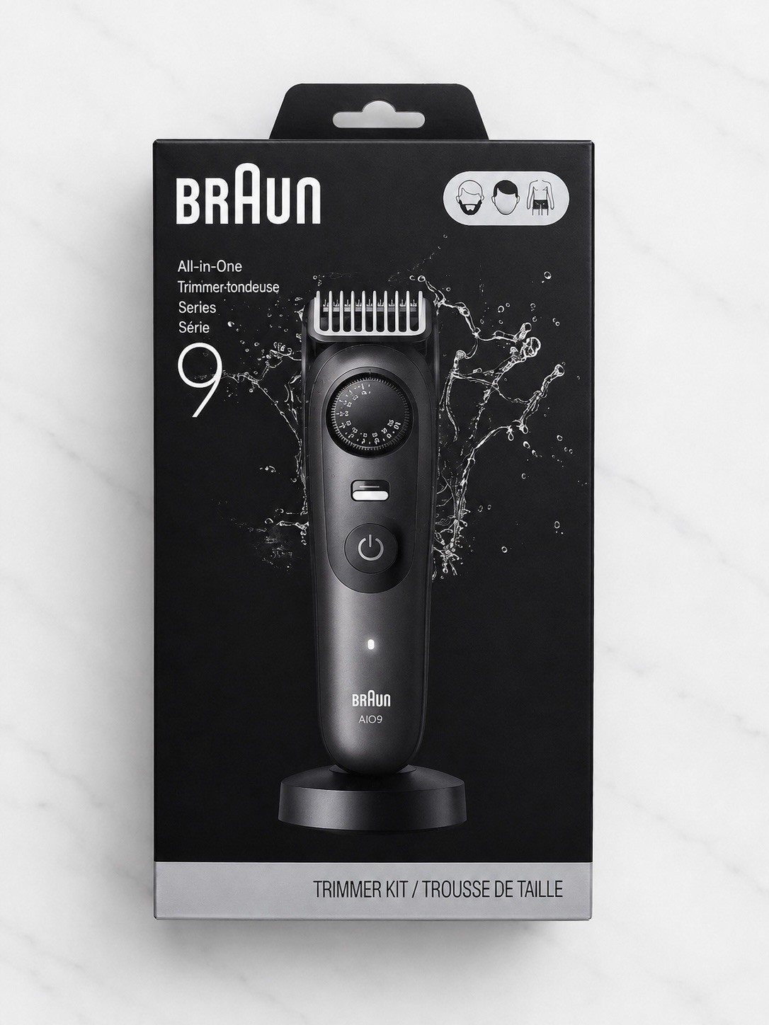 Braun Series 9 All-in-One Trimmer Kit AI09 | New/Open Box | Multiple Attachments