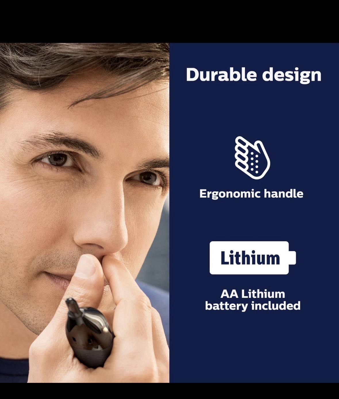Philips Norelco Nose Trimmer 5000 Precision Hair Trimmer With Detail Trimmer