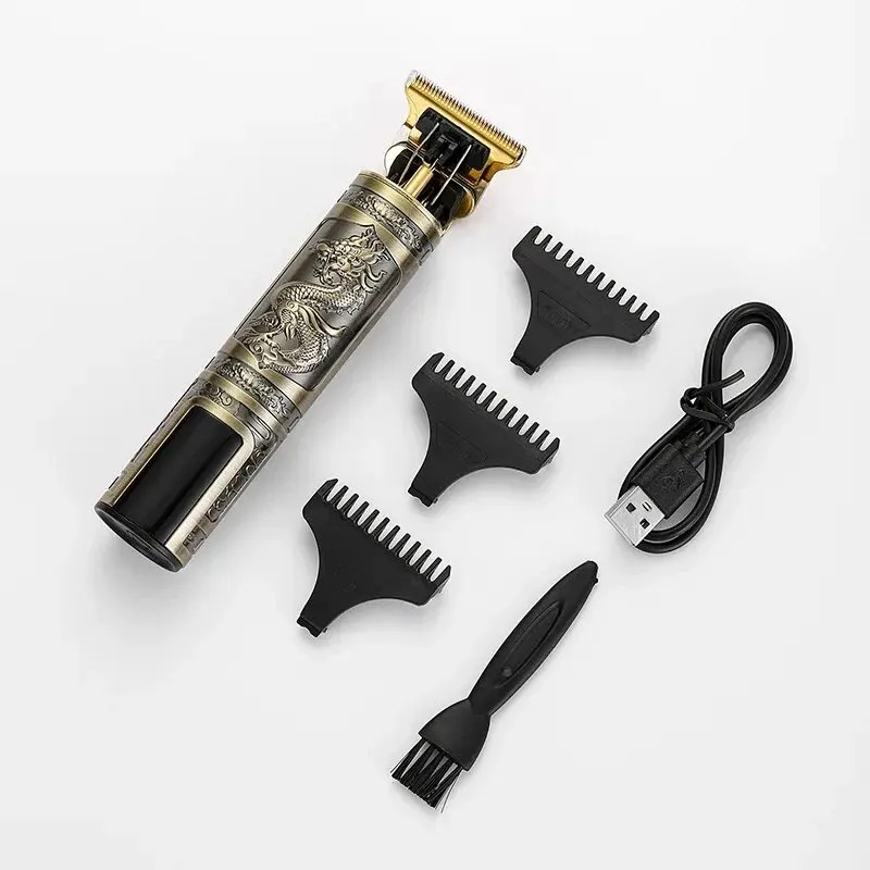 T9 Hair Clipper 3-Speed Electric Trimmer Beard Shaver Barber Grooming Kit LCD