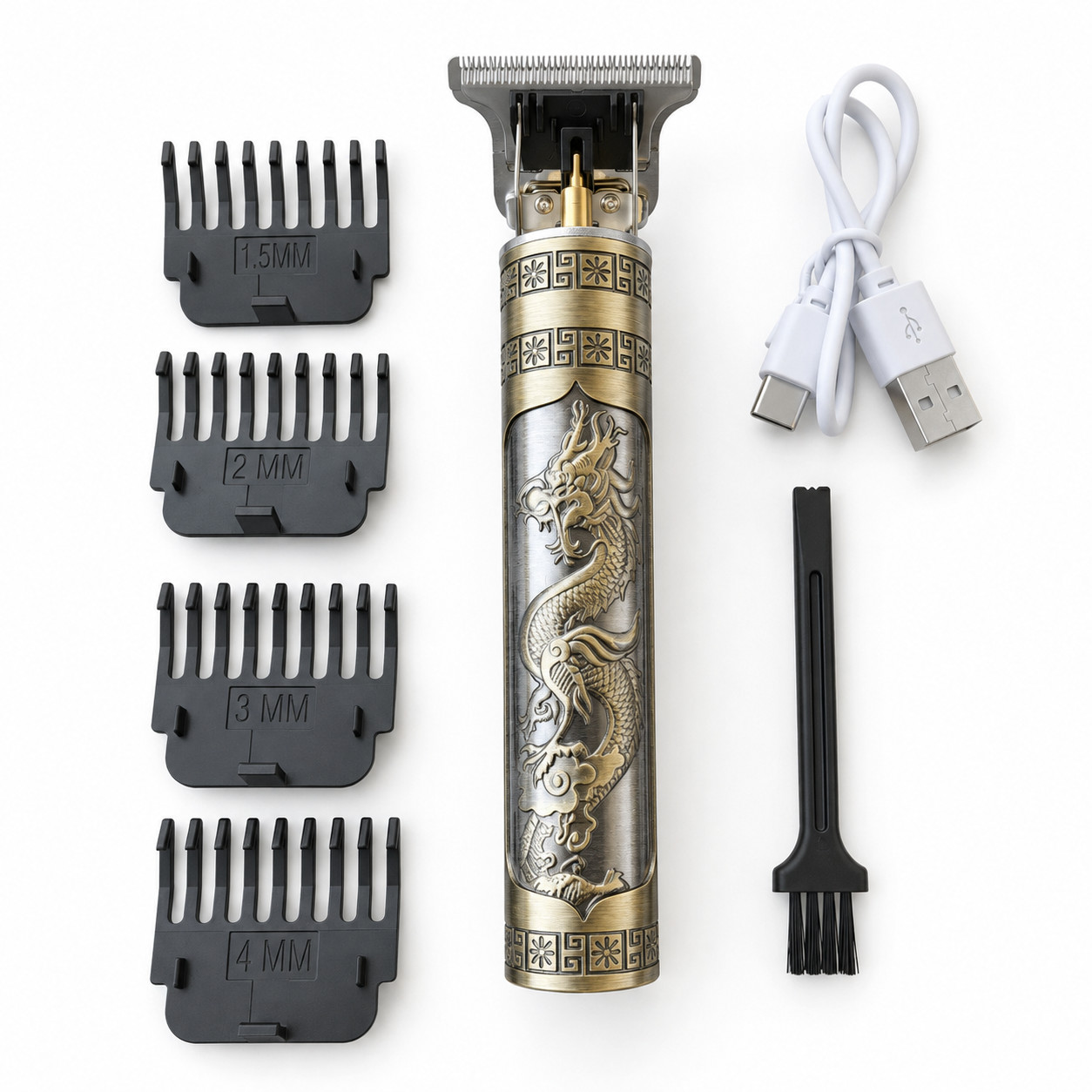 Vintage T9 Barbeador Dragon Beard Hair Trimmer Cutter Machine for Men