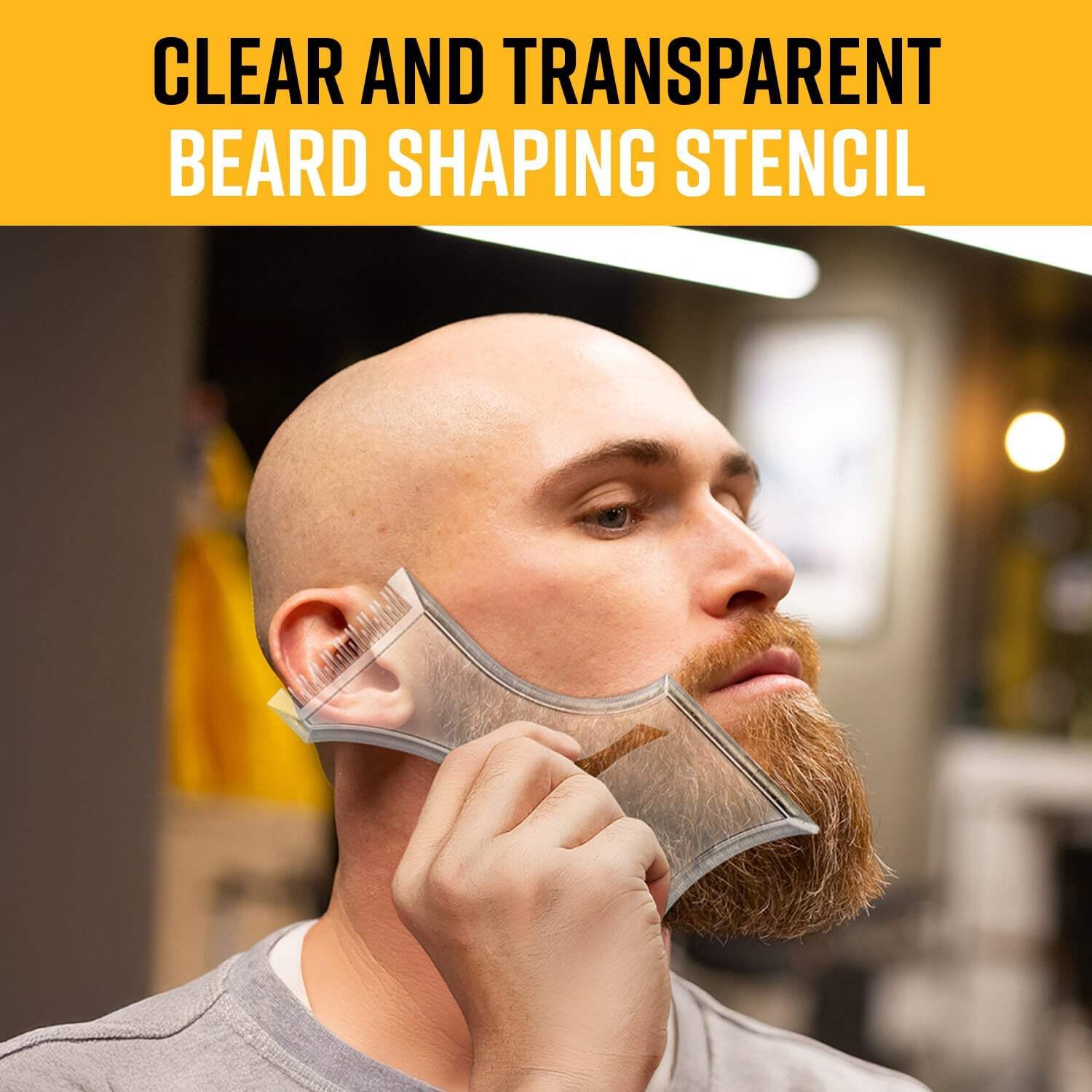 Beard Shaping Tool and Hair Trimmer Guide – Plus Version