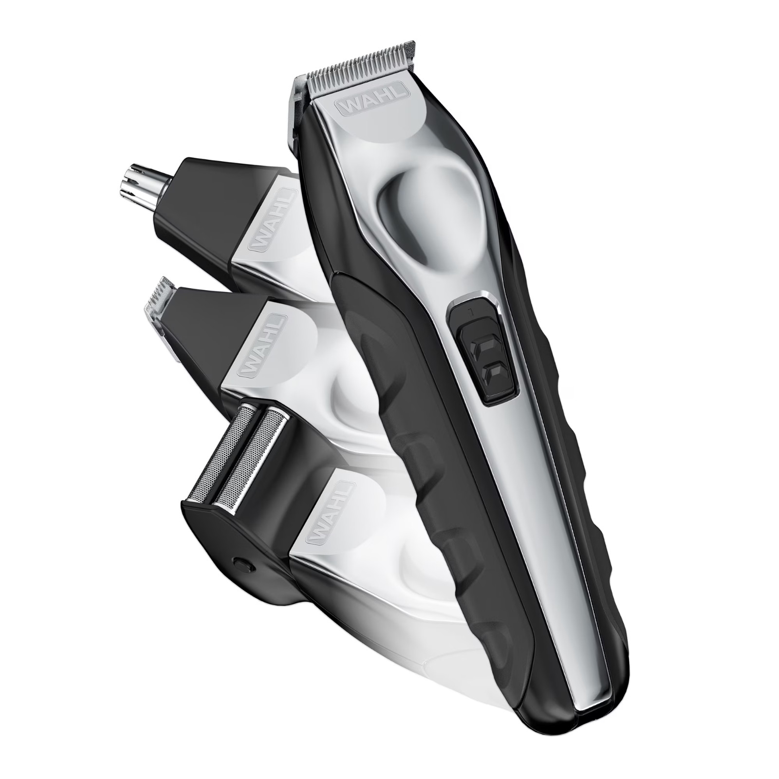Lithium Ion All-in-One Beard Trimmer for Men – Black/ Silver Model 9888-600
