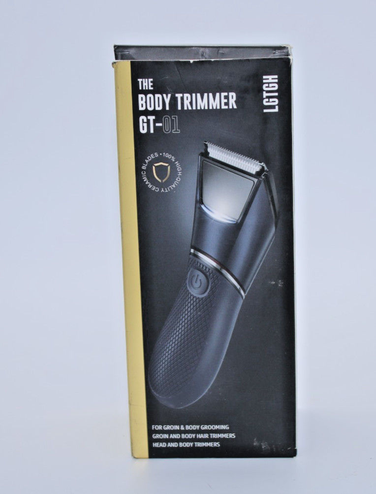 LGTGH GT01 Body Hair Trimmer Ceramic Blade Electric Groin Groomer Waterproof LED