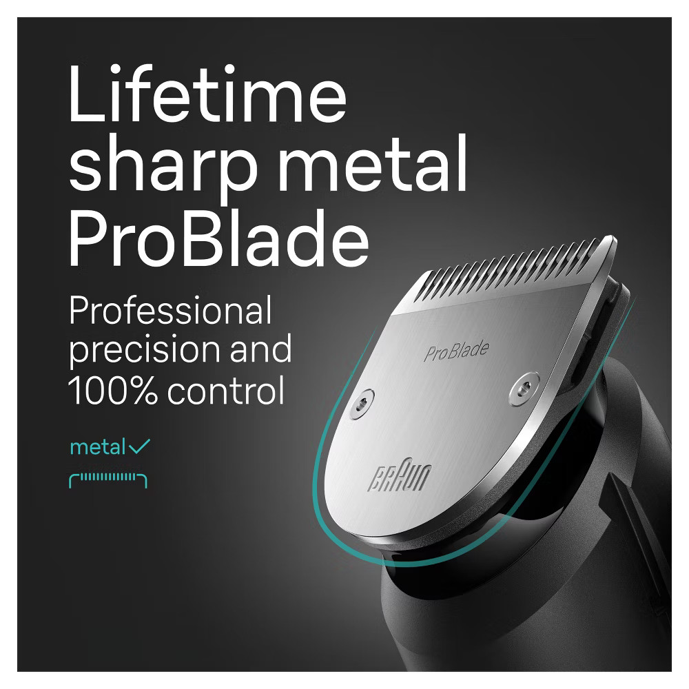 Braun Series 7 AiO7440 Rechargeable 12-in-1 Body, Beard & Hair Trimmer