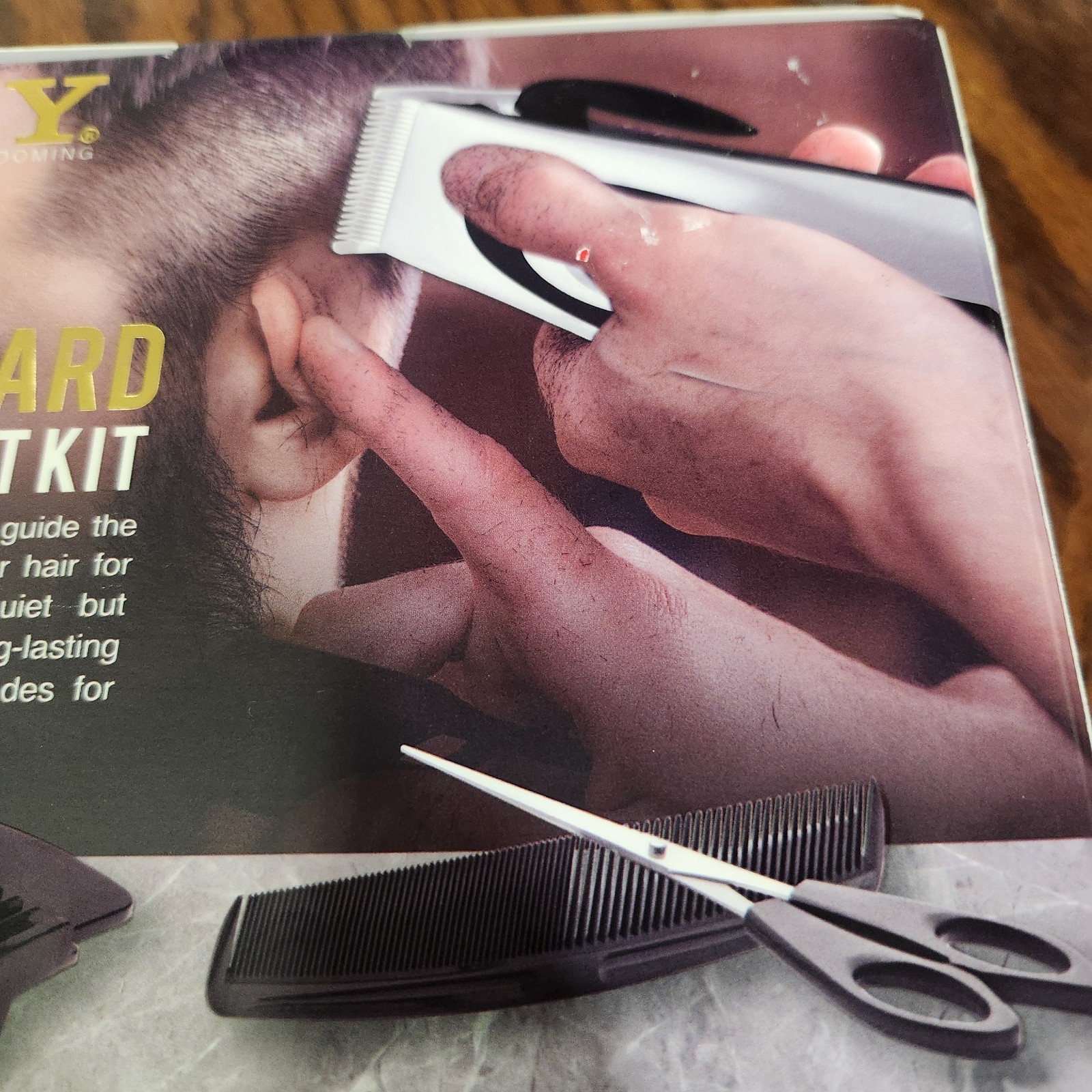 Coby 10 pc hair & beard home haircut kit, Beard Trimmer, Hair Clippers For Men