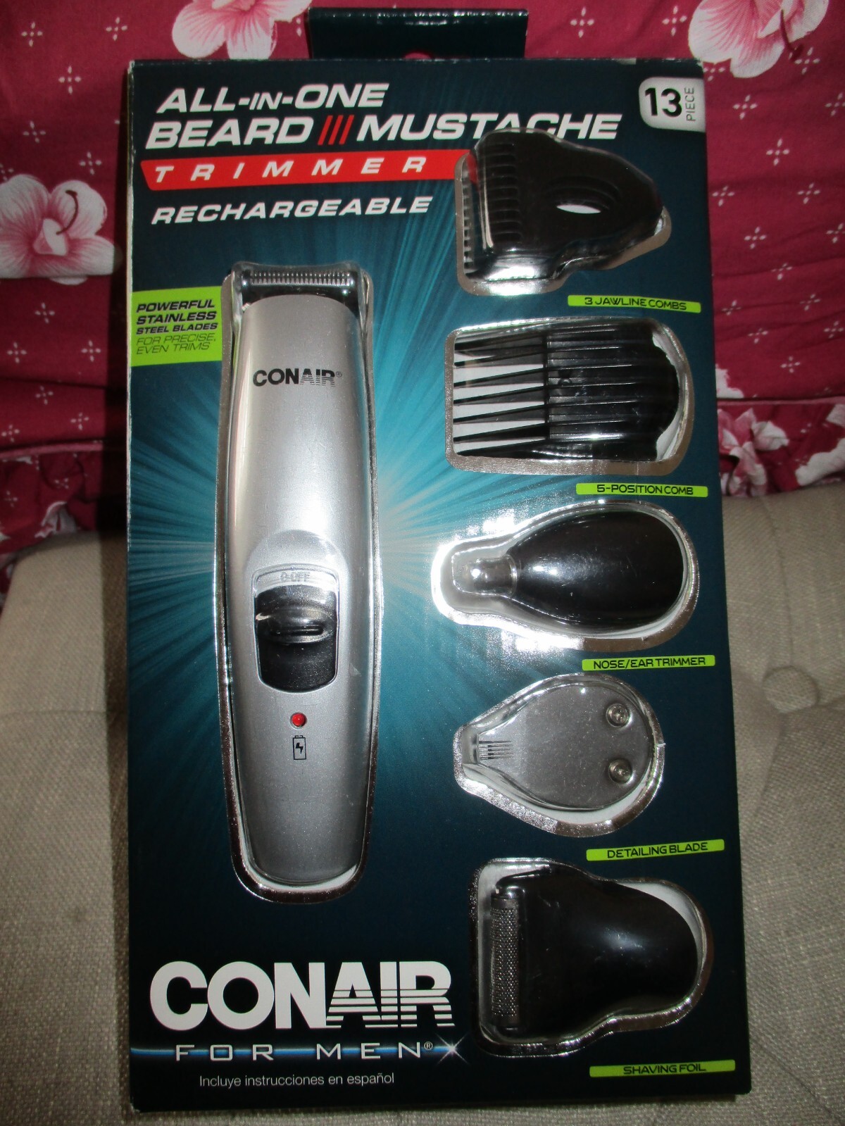 NEW 14 or 13 PC Conair All-In-1 Beard Mustache Hair Nose Ear Trimmer