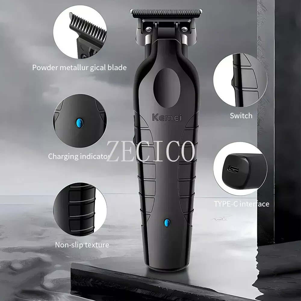 Men’s Professional Hair Clippers Cordless Trimmer Beard Cutting Machine Barber