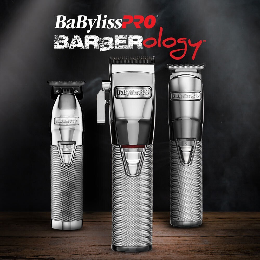 Authentic BaBylissPRO SILVERFX+ Cordless Hair Clipper | FX870S