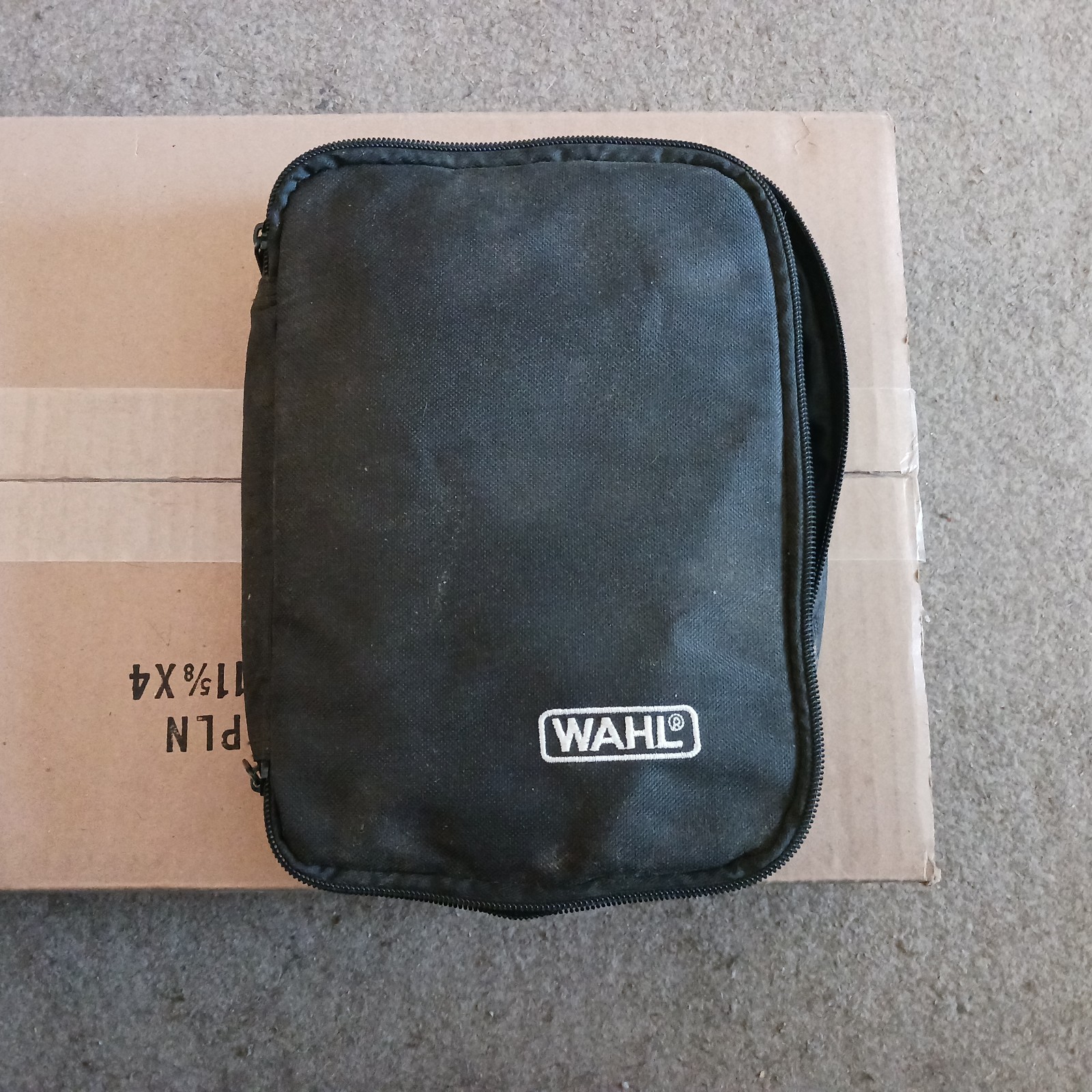 Wahl Corded Hair Clipper Set, Black Electric w/ Zipper Case & Instructions