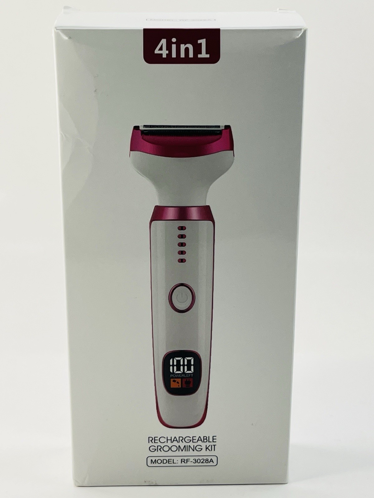 Rechargeable 4-in-1 Grooming Kit Hair Trimmer Bikini Beard Nose Eyebrow New Open