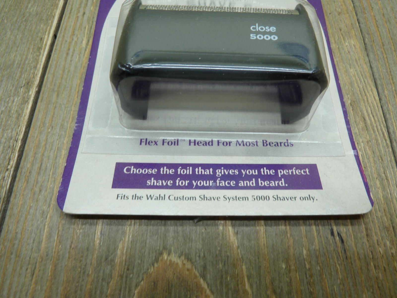 Whal Custom Shave System 5000 2 Close Flex Foil Replacement Head 7034 NOS