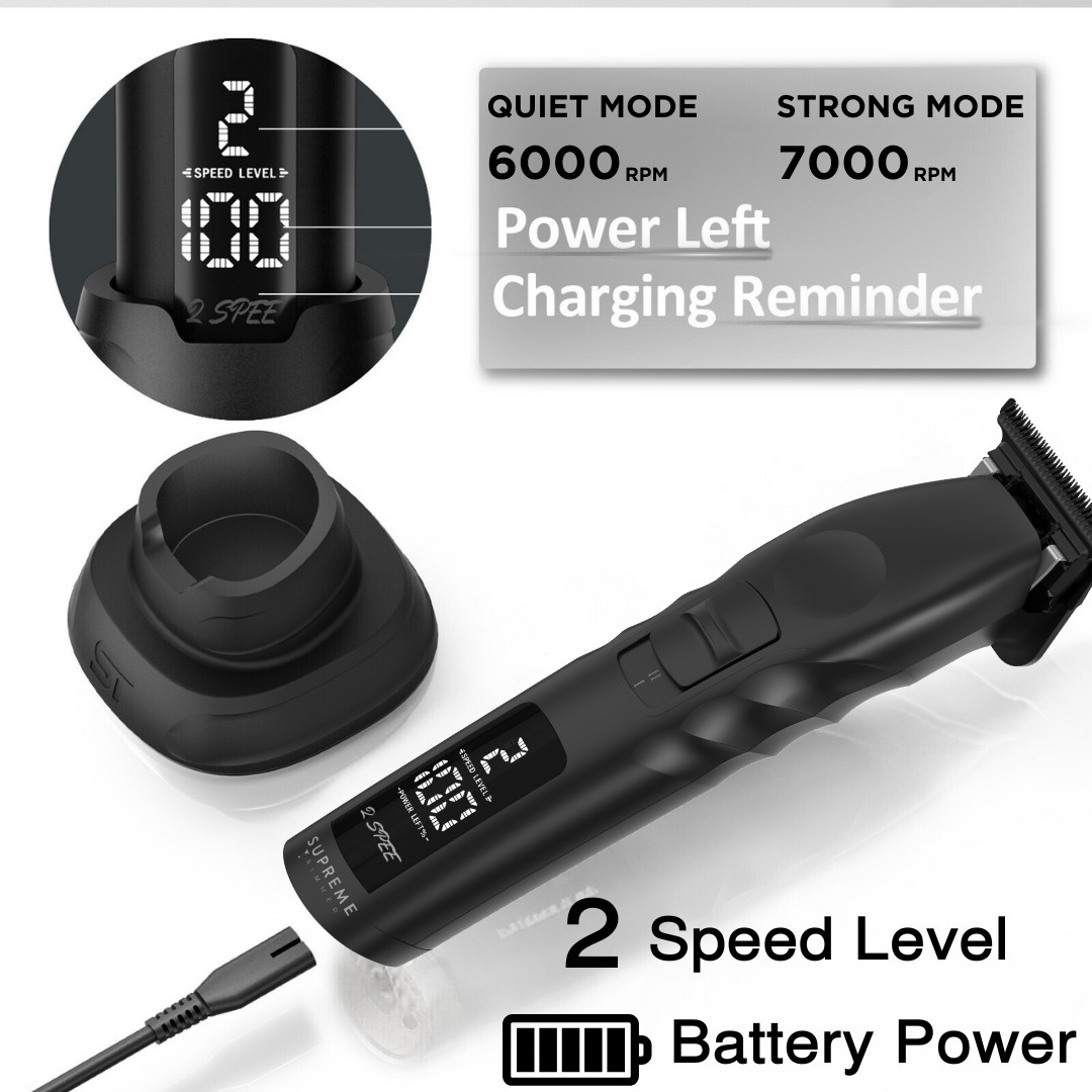 Supreme Trimmer 2Spee Hair Trimmer w/ Detachable Blade | ST622 – Recertified