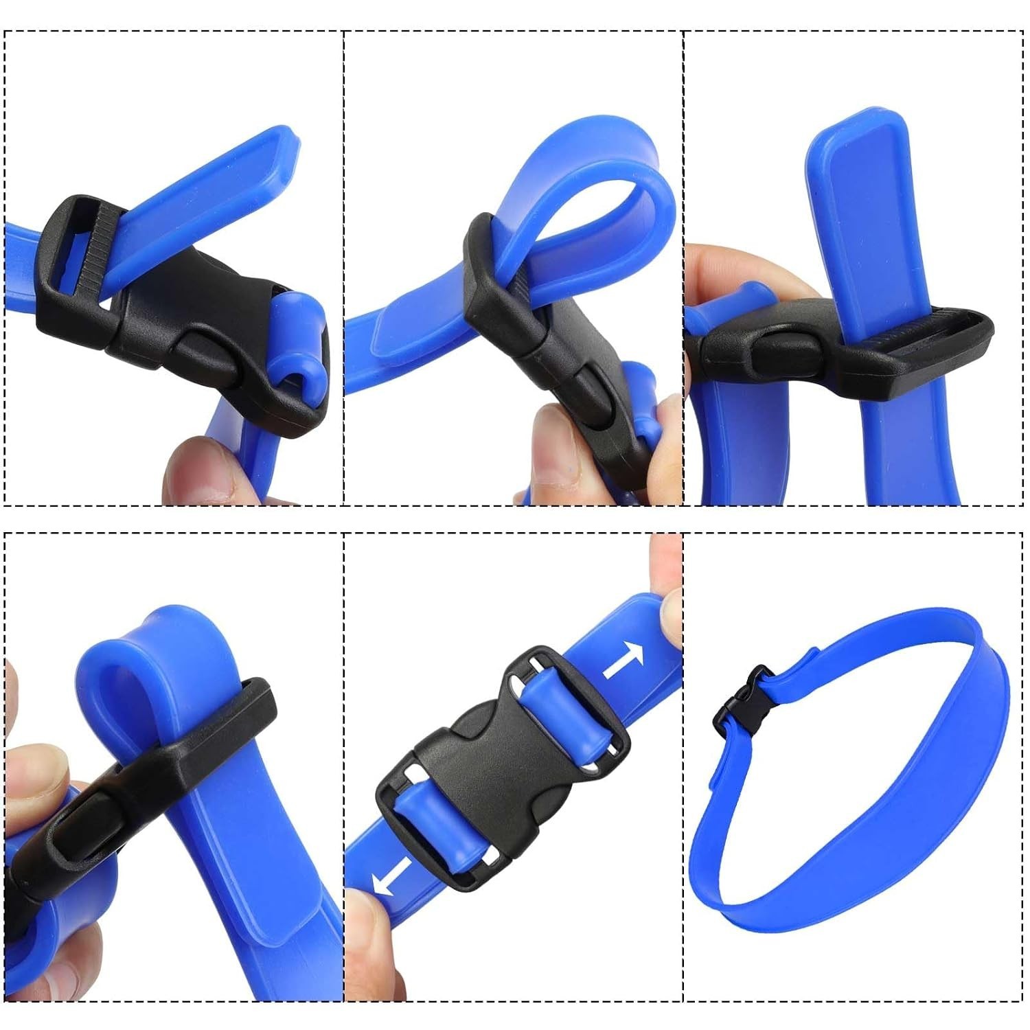 1PC Neckline Shaving Template for DIY Self Hair, Adjustable Hair Trimming