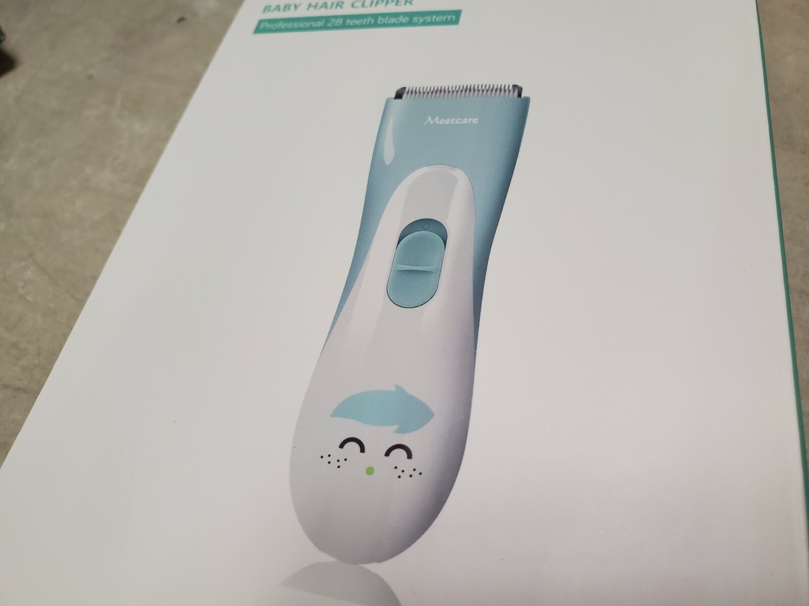 Meetcare Baby Hair Clippers Ceramic Blade Electric Kids Hair Trimmer 2.0 IPX7