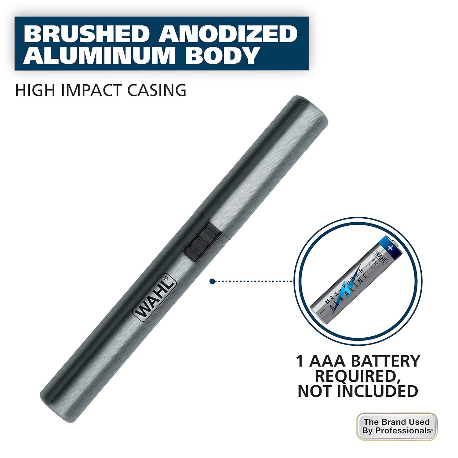 Micro Groomsman Battery Personal Trimmer for Hygienic Grooming with Rinseable, I