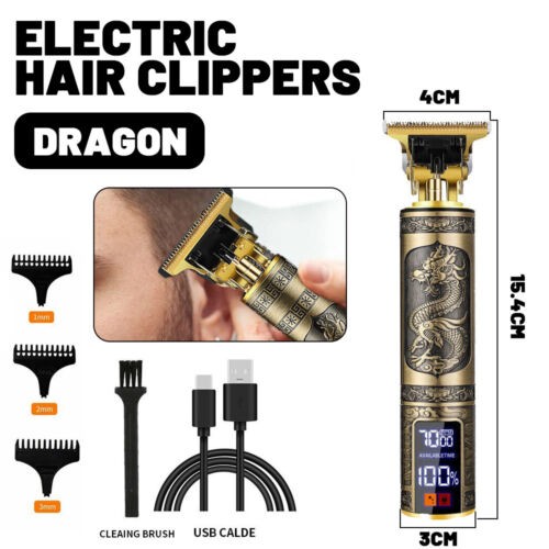 Beard Hair Trimmer for Men Professional Cordless Zero Gapped Edgers Clippers