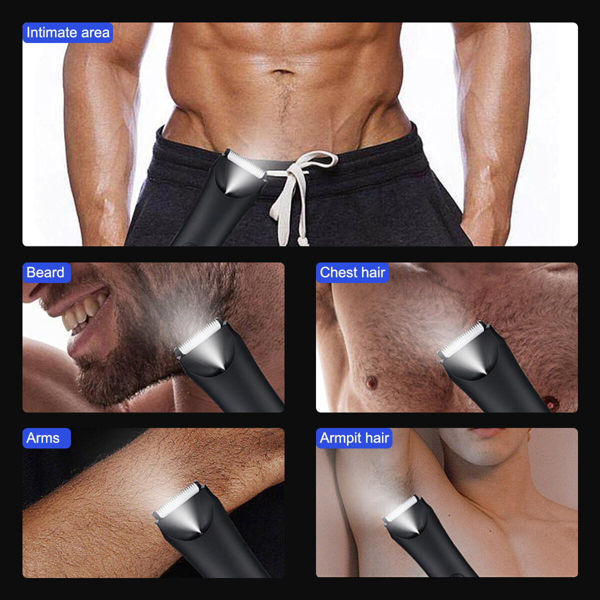 Manscape Ball Trimmer Body Hair Trimmer for Men’s Pubic Hair Trimmer Ball Shaver