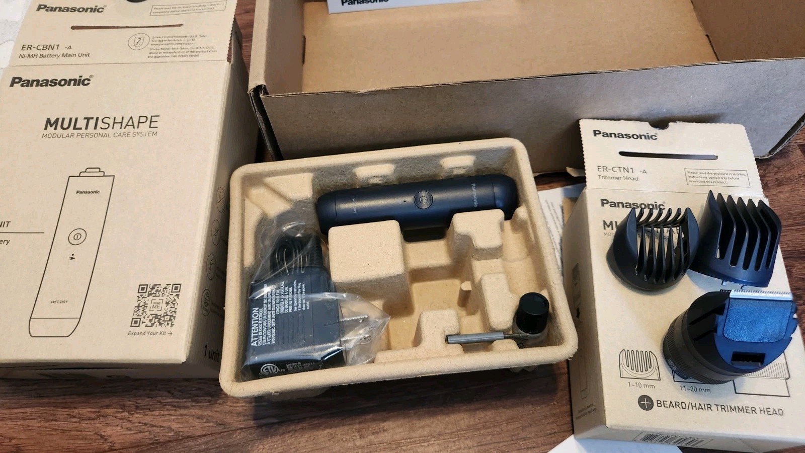 Panasonic MultiShape Electric Trimmer Main Unit + Beard/hair Trimmer Head 39 Set