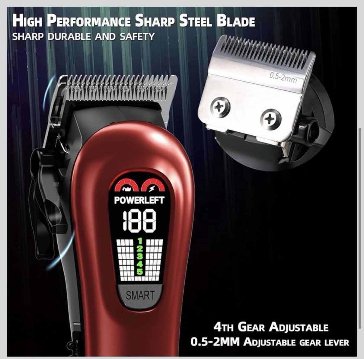 TCMKY Hair Clippers for Men Professional Clippers | Cordless&Corded Barber