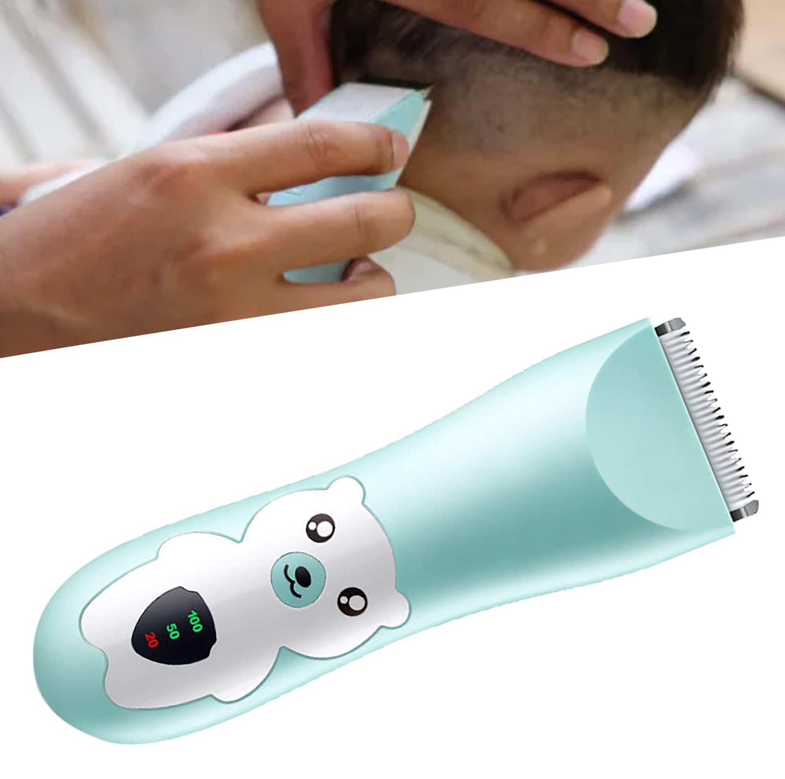 Baby Hair Clippers Ultra Quiet, Safe Electric Hair Trimmer for Kids & Infants…