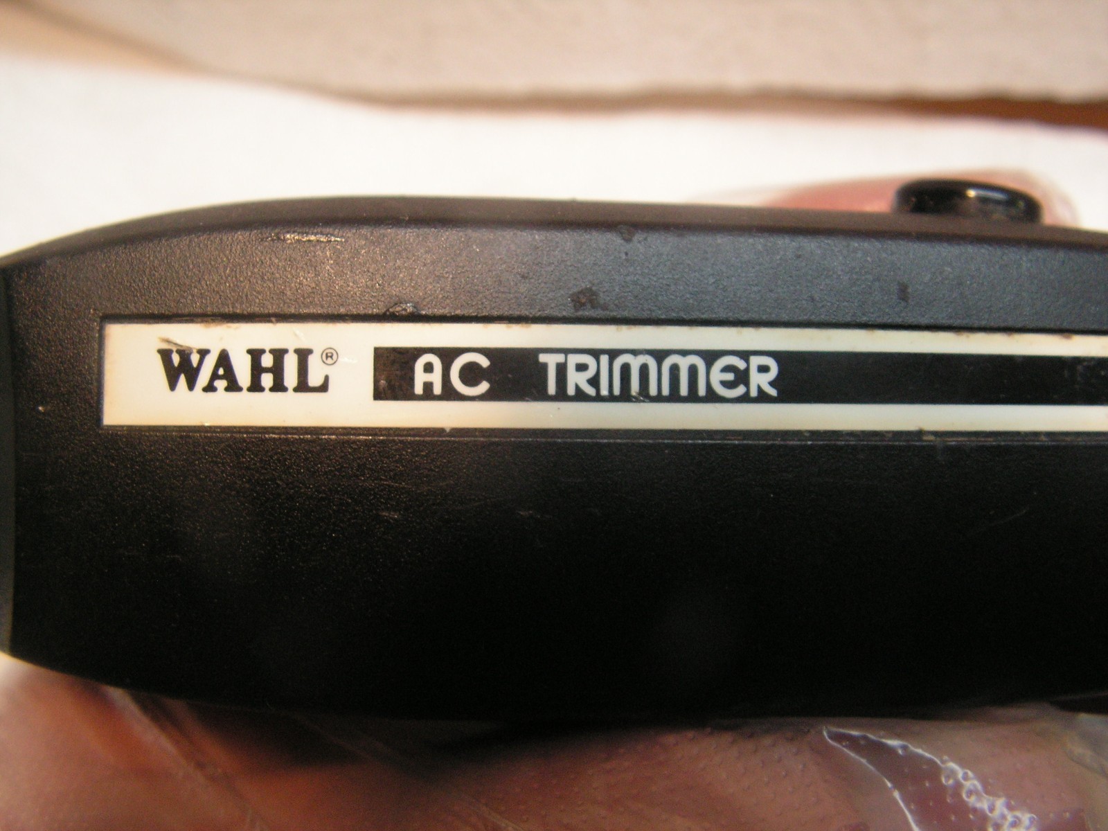 Wahl AC Trimmer Professional Clippers Model ACT Black TESTED & WORKS Gold Cutter
