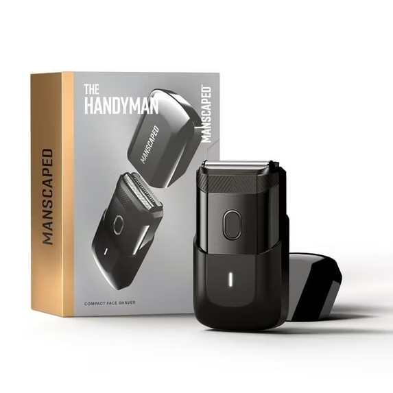 MANSCAPED® The Handyman™ Compact Electric Foil Face Shaver – Men’s Travel Razor