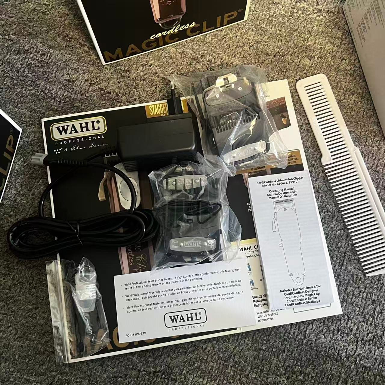 Wahl Professional 5-Star Cordless Magic Clip Hair Clipper 8148