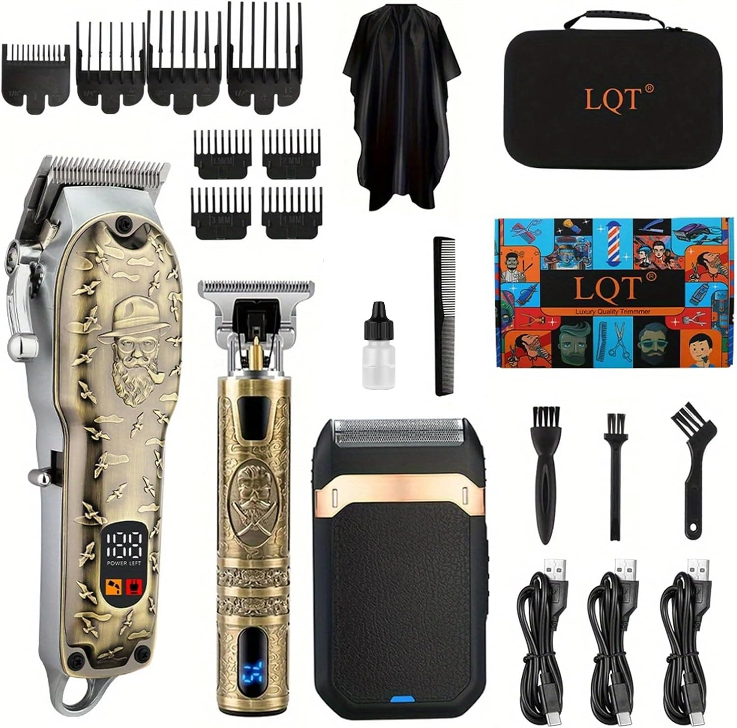 PRO Máquinas Profesionales Para Cortar Cabello Maquina Cortadora De Pelo Set M