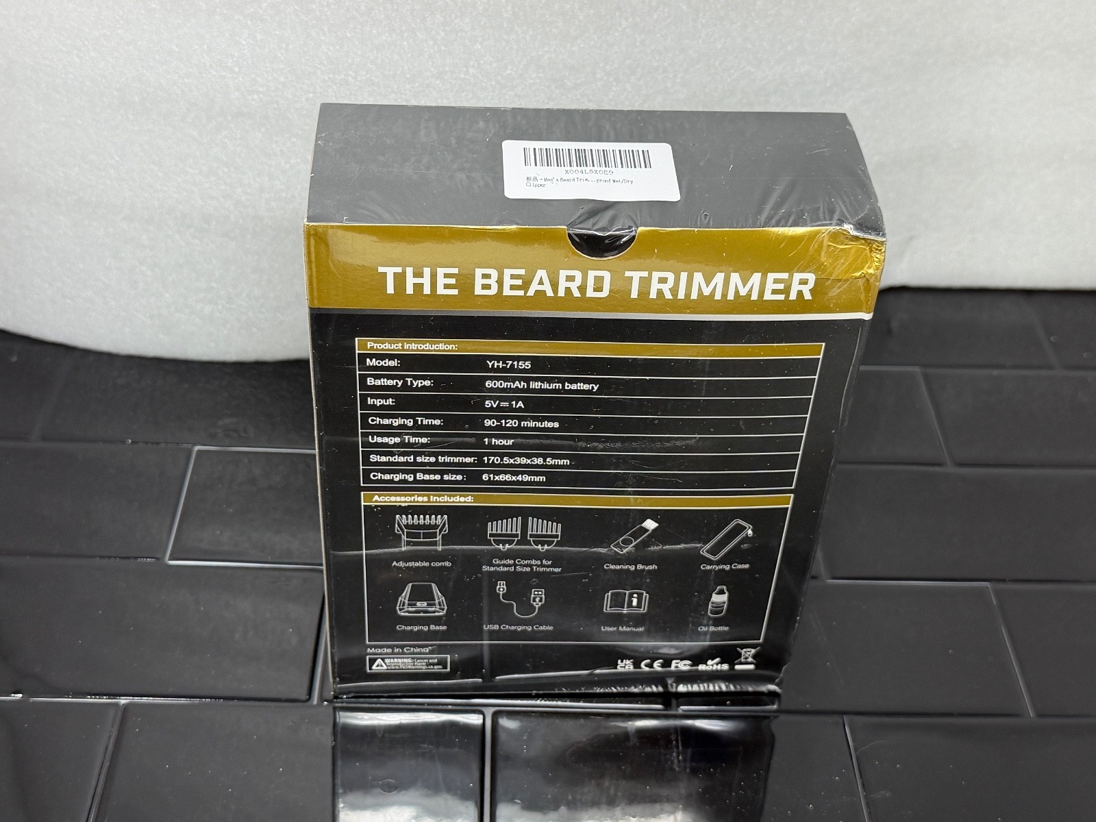 OLOV [YH-7155] THE BEARD TRIMMER WATERPROOF 20 ADJUSTABLE LENGTHS [0.5MM-10MM]