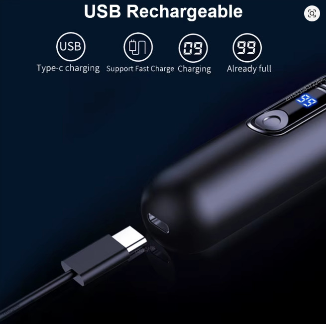 Nose Hair Trimmer Mini Portable Electric Nose Hair Clipper Rechargeable Automati