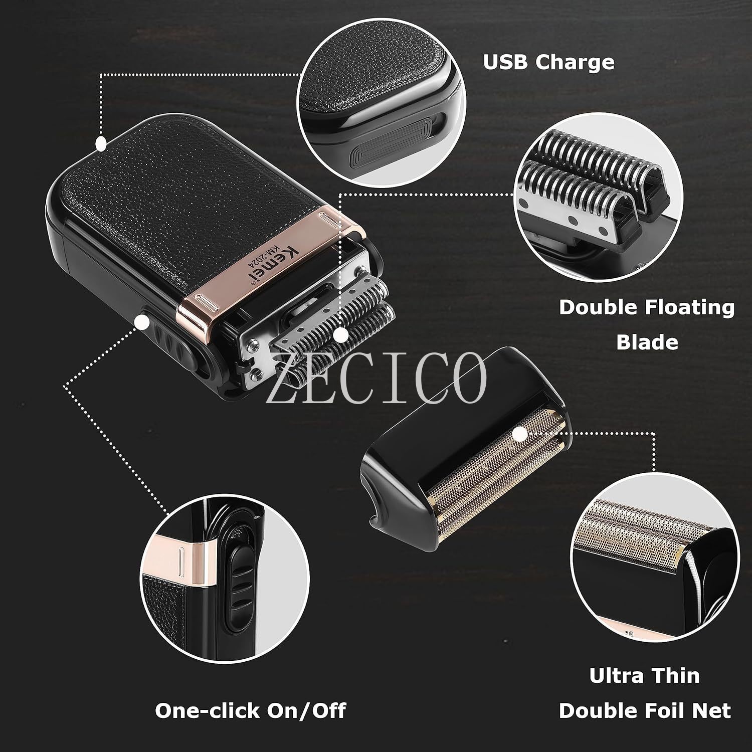 Men’s Professional Hair Clippers Cordless Trimmer Beard Cutting Machine Barber
