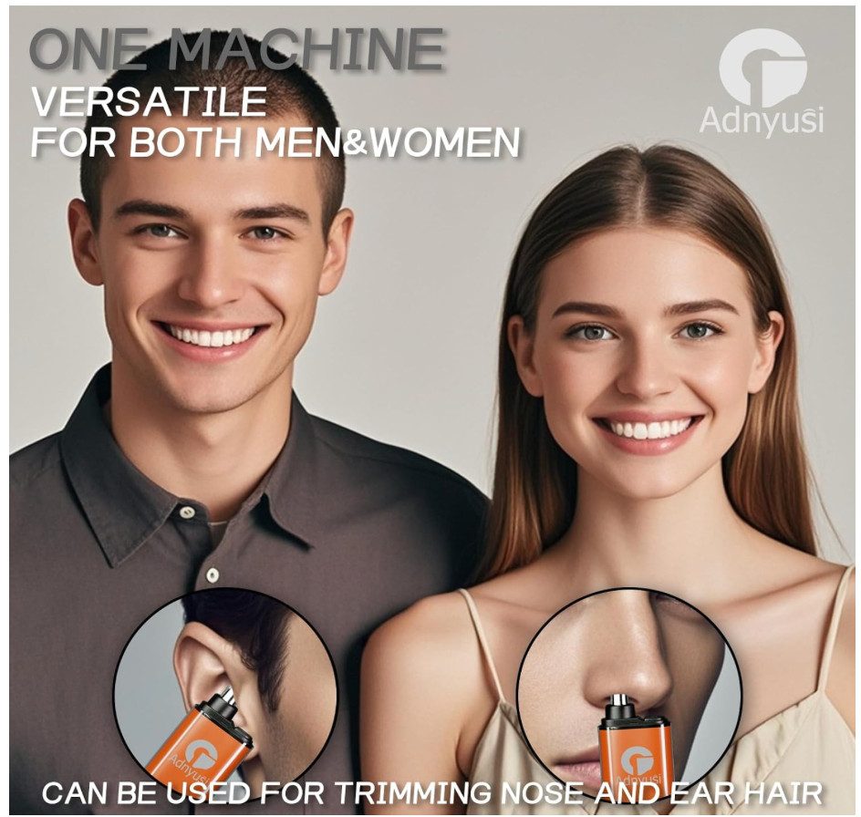 Nose Hair Trimmer, USB Charging Digital Display