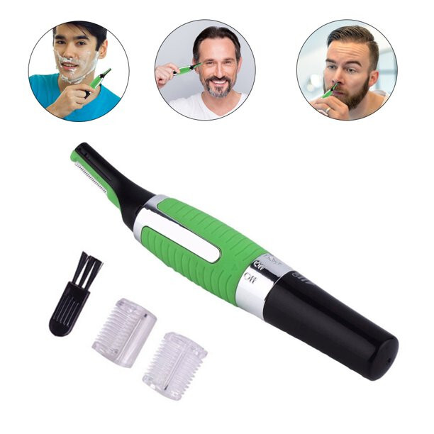 Men’s Nose Ear Face Neck Eyebrow Hair Mustache Beard Trimmer Shaver Clipper US