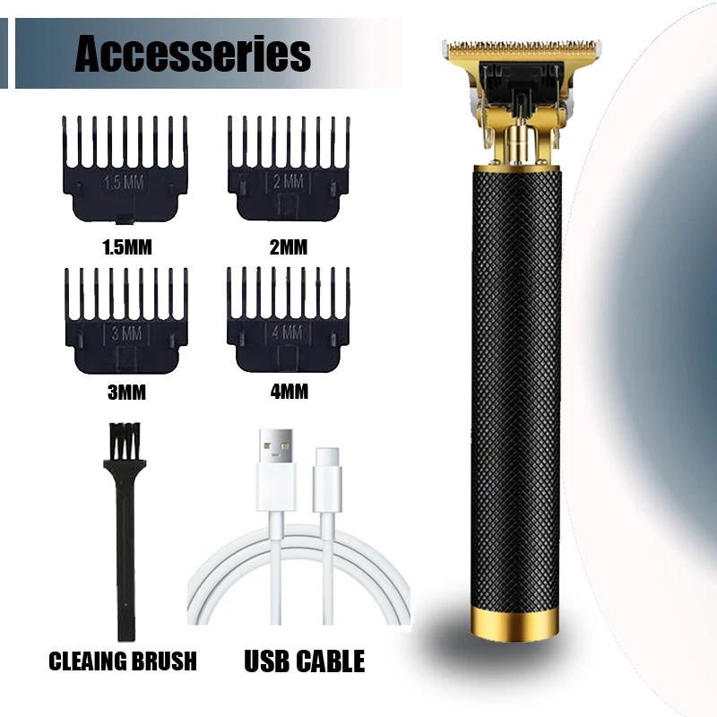 Electric Hair Cutting Machine Vintage T9 Clipper Hair Rechargeable Man Shaver Tr