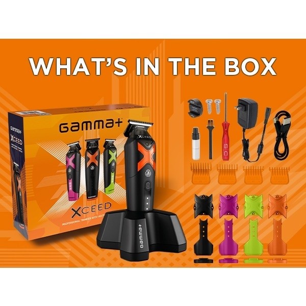Gamma XCEED IN2 Vector Motor Cordless Trimmer Black – NEW | GP418B