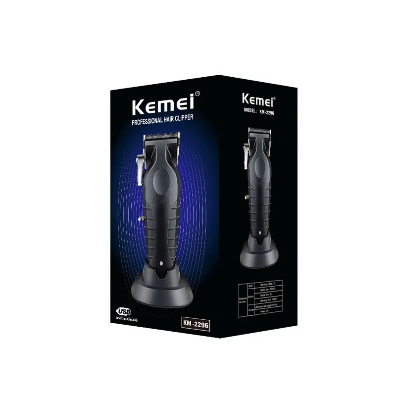 Cordless Hair Trimmer Kit Rechargeable Professional Barber Beard Clipper USB