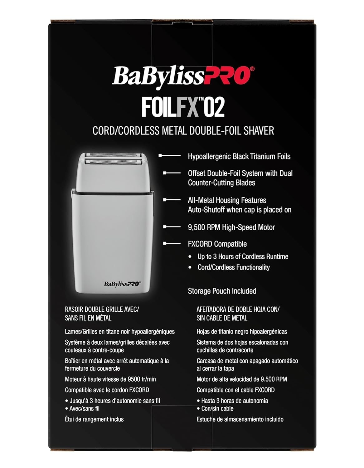 BaByliss PRO FXONE LO-PRO FX One GRAY Professional Clipper Trimmer Shaver Set