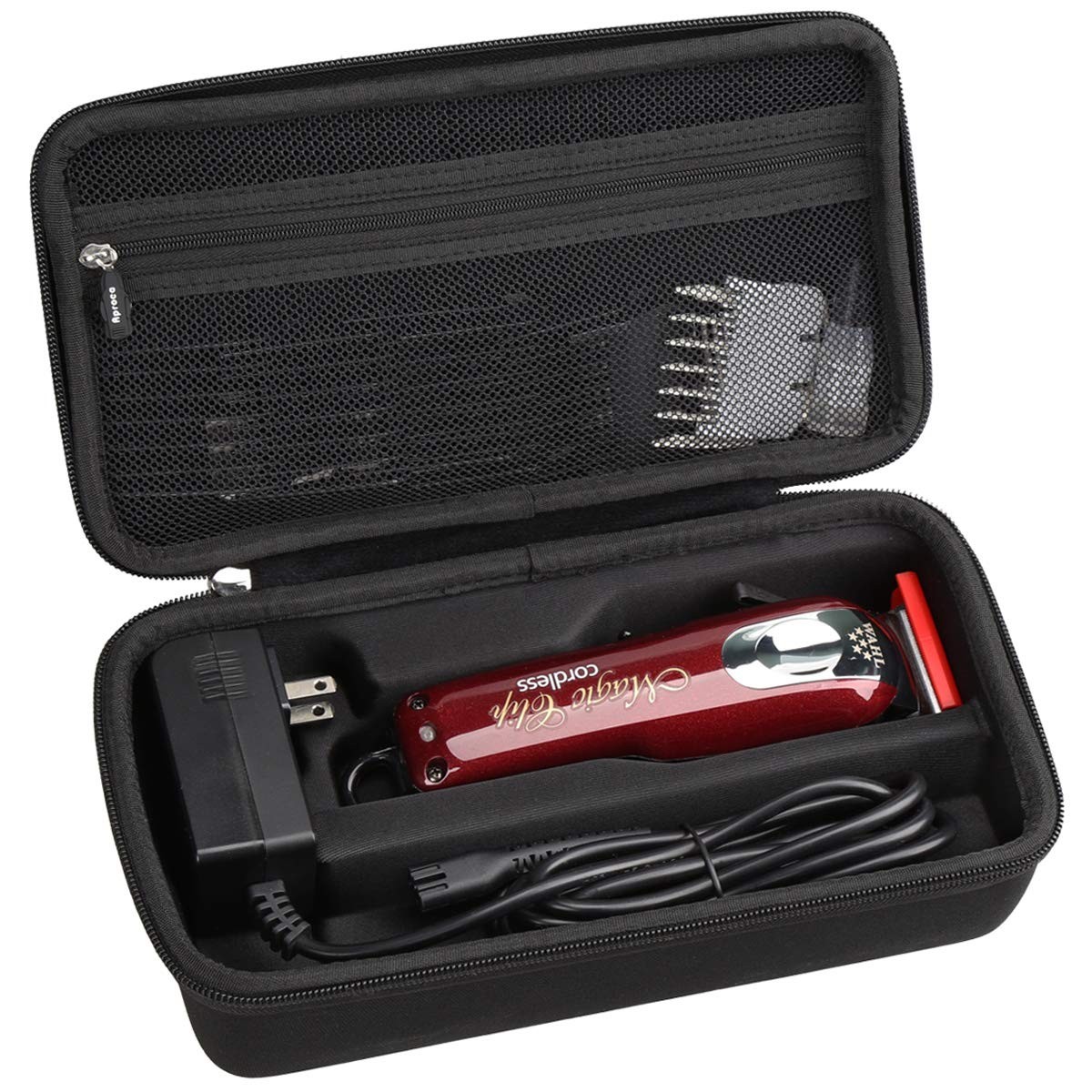 Portable Storage Case for Wahl Magic Clip Cordless Hair Clipper & Accessories –