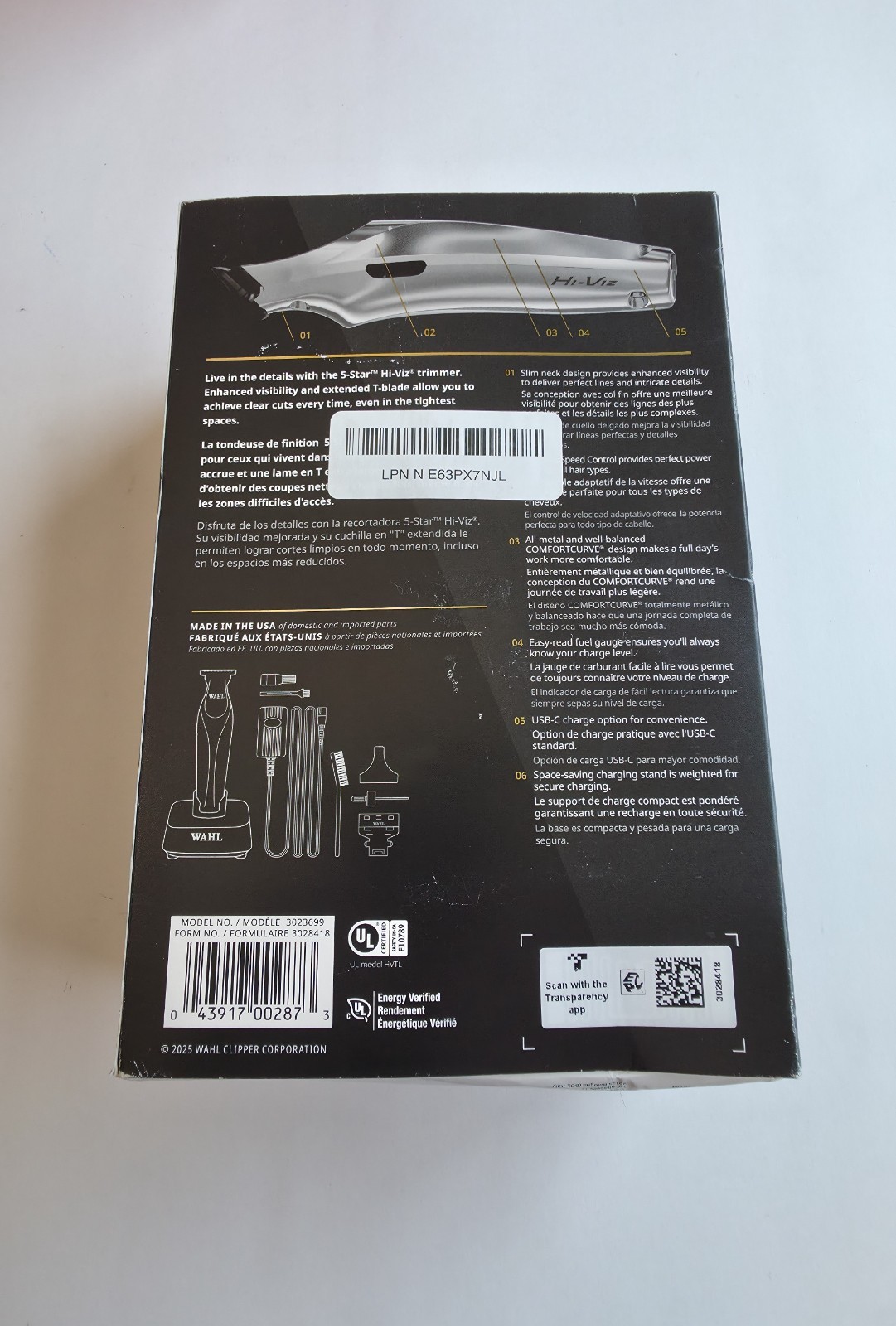 Wahl 5-Star HI-VIZ Trimmer #3023699