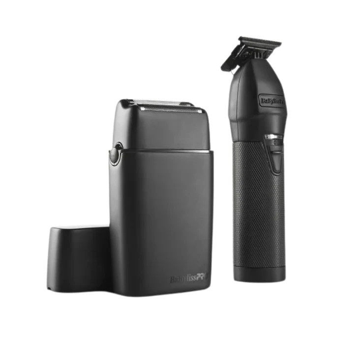 BaByliss PRO Black Gold Cordless Hair Trimmer + Black Shaver Combo – BRAND NEW