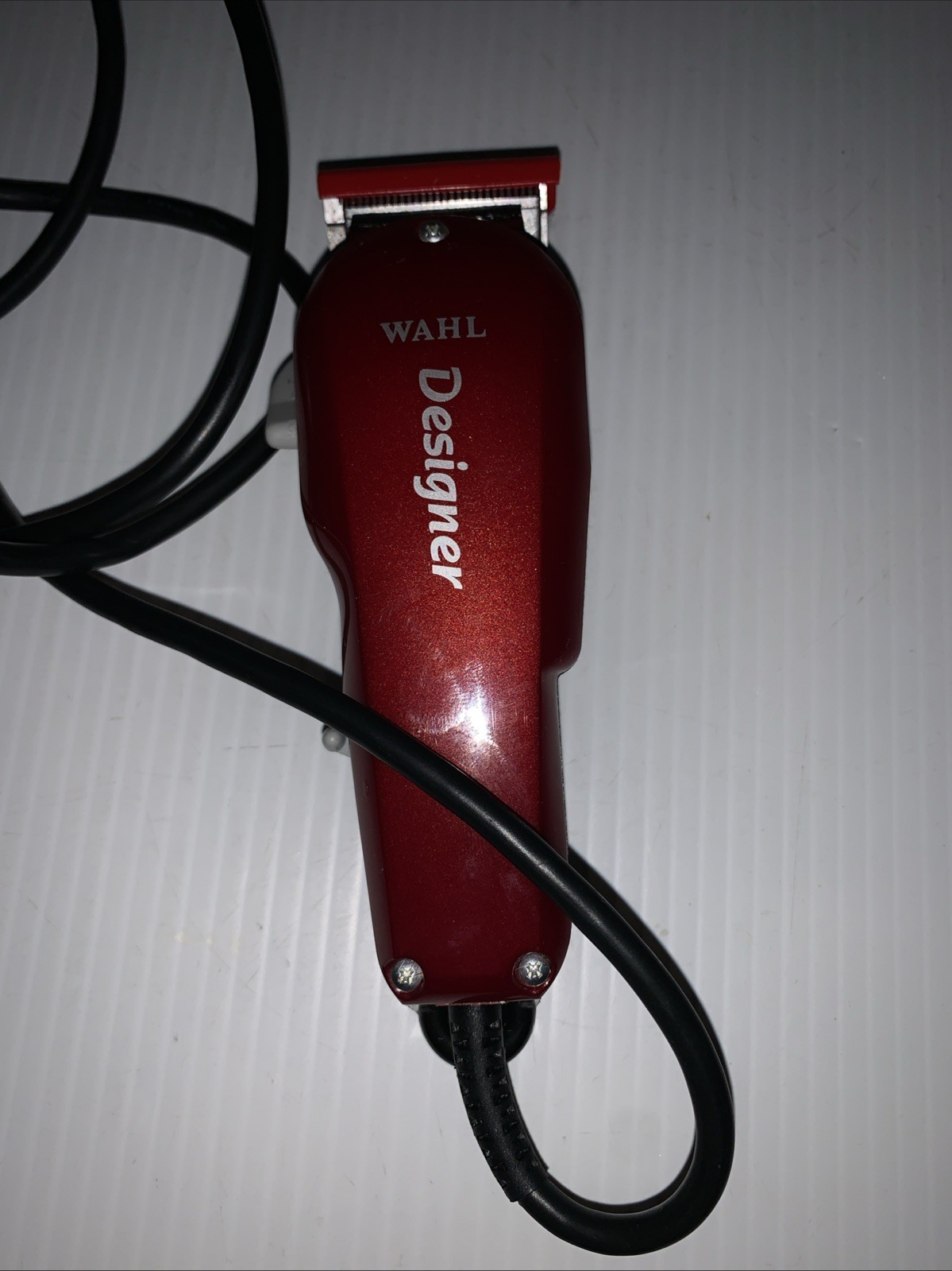 Wahl Designer Model ST Clippers With Attachments Black Hard Case.
