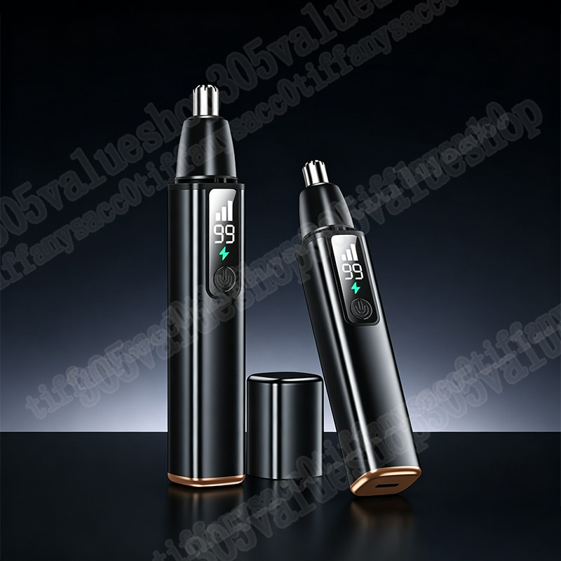 Ear and Nose Hair Trimmer with LED indicator USB Rechargeable Water Resistant