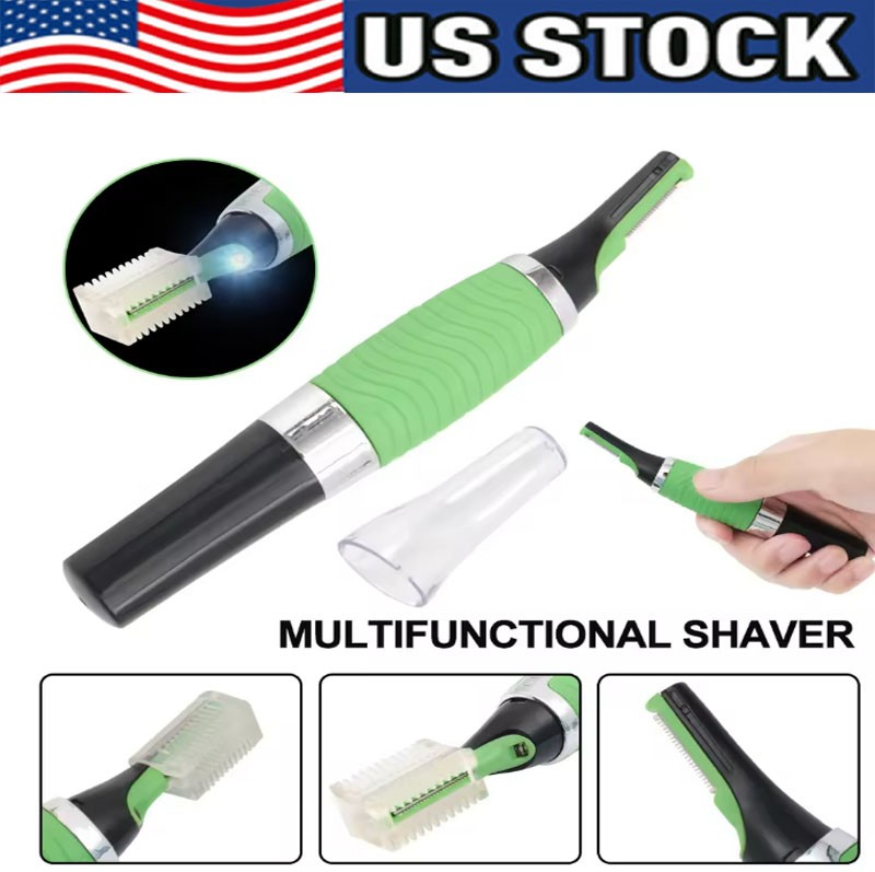 Hot Men Nose Ear Face Neck Eyebrow Hair Mustache Beard Trimmer Shaver Clipper
